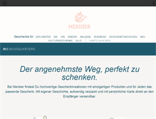 Tablet Screenshot of merisier.de